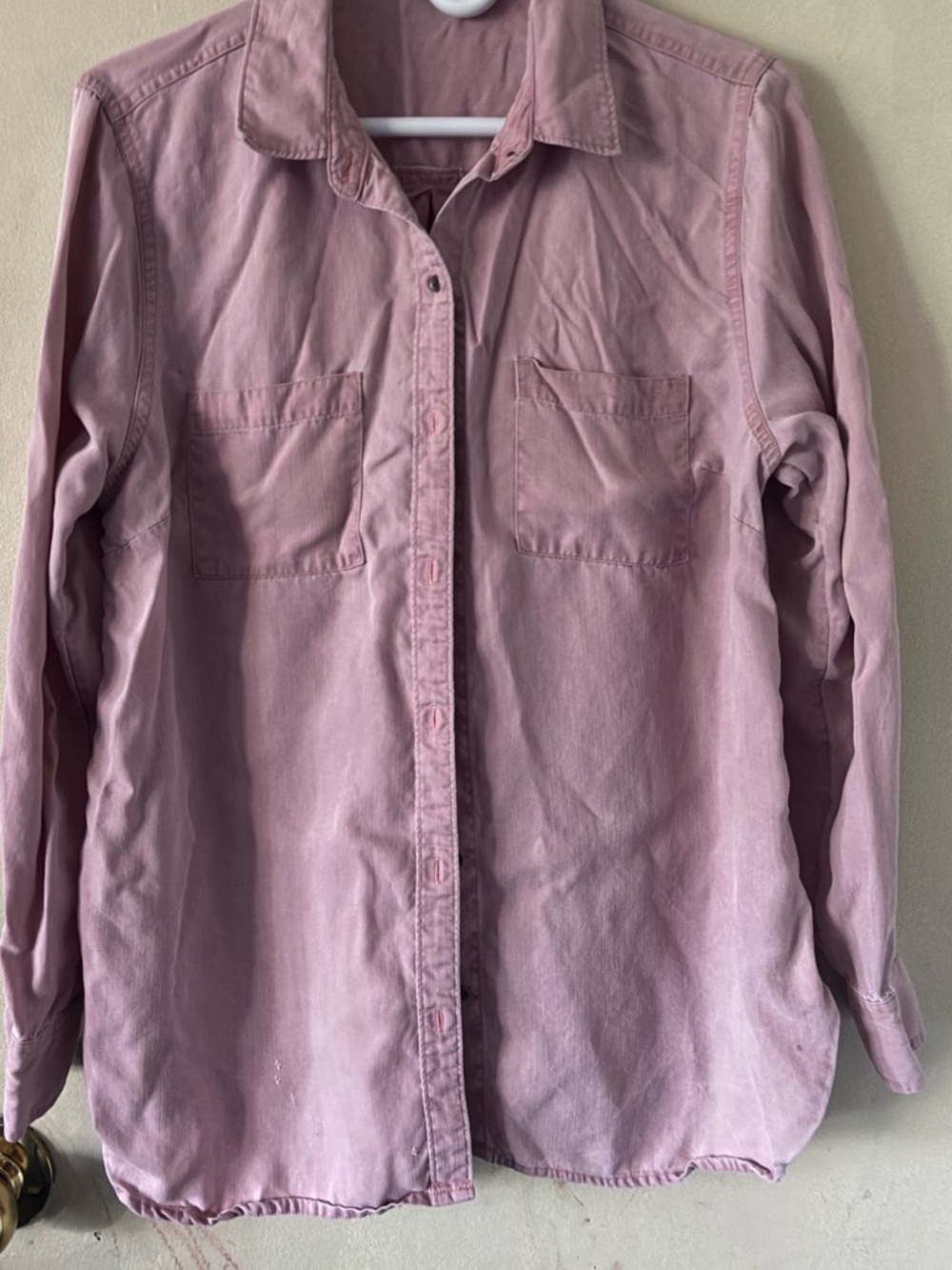 Old Navy Dusty Pink Button-Up Camisole Top